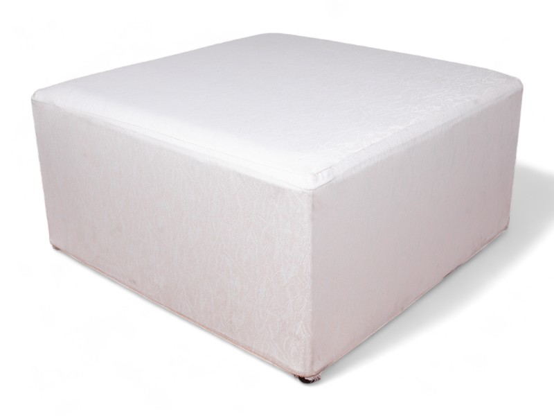 Puff Estocolmo Jacquard - Cru